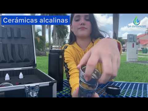 termo agua alcalina test